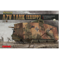 Meng 1/35 German A7V Tank(Krupp) Plastic Model Kit with "MEPHISTO" Decals