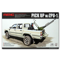 Meng 1/35 Pickup w/ZPU-1 Plastic Model Kit