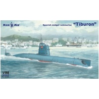 Micromir 1/144 "Tiburon" Spanish Midget Submarine Plastic Model Kit