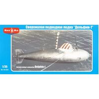 Micromir 1/35 DELPHIN -1 German midget submarine Plastic Model Kit