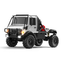 MN Model 1/18 Unimog 4WD RC Crawler (Silver)