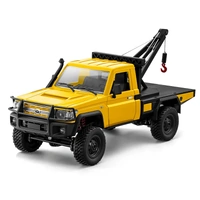 MN Models 1/12 Toyota LC79 4WD RC Crawler Yellow w/Crane Attachment
