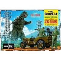 MPC 1/25 Godzilla Army Jeep Plastic Model Kit