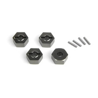 Maverick Aluminium 14mm Hex Hub Set (Grey/4pcs)