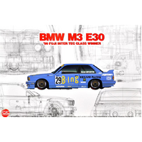 NuNu 1/24 BMW M3 E30 JTC '1990 InterTEC class winner Plastic Model Kit