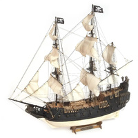 OcCre 1/75 The Black Swan Wooden Model Pirate Ship Kit