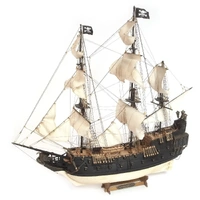 OcCre 1/75 The Black Swan Wooden Model Pirate Ship Kit