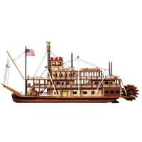 OcCre 1/80 Steamboat Mississippi Wooden Model Ship Kit