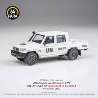 Para64 1/64 2014 Toyota Land Cruiser LC79 UN MINUSCA Off Road Effect LHD Diecast Model Car