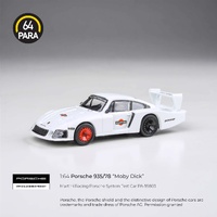 Para64 1/64 Porsche 935/78 Martini Racing Porsche System Test Car LHD Diecast Model Car
