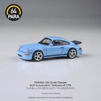 Para64 1/64 RUF CTR 1987 Gulf Blue RHD Diecast Model Car