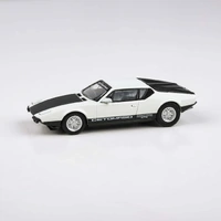 Para64 1/64 1972 De Tomaso Pantera White / Black Diecast Model Car