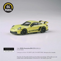 Para64 1/64 2025 Porsche 911 GT3 (992.2) Cartagena Yellow RHD Diecast Model Car