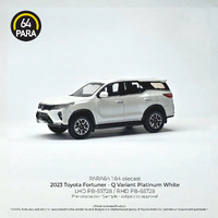 Para64 1/64 2023 Toyota Fortuner Q Variant Platinum White Pearl Diecast Model Car