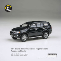 Para64 1/64 2014 Mitsubishi Pajero Sport Pyrenees Black