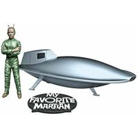 Pegasus 1/18 My Favorite Martian - Uncle Martin and Spaceship, pre-built