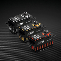 Power HD Standard Brushless Motor Titanium and Steel Gear Digital Servo - Red