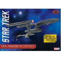 Polar Lights 1/1000 Star Trek TOS USS Enterprise Space Seed Edition  - SNAP Plastic Model Kit