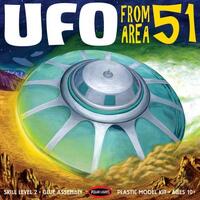 Polar Lights 1/48 Area 51 UFO Plastic Model Kit