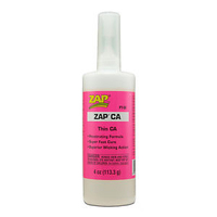 Zap-A-Gap CA Thin Cyanoacrylate (Pink) 4oz/113.3g
