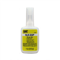 Zap-A-Gap Slo-Zap Thick Cyanoacrylate (Yellow) 1oz/28.3g