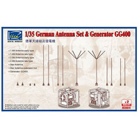 Riich Models 1/35 WWII German GG400 Generator & Antenna Set w/PE (2 Model kits per box)