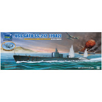Riich Models 1/200 USS Gato SS-212 Fleet Submarine 1942 Plastic Model Kit