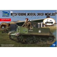 Riich Models 1/35 British Airborne Universal Carrier Mk.III & Welbike Mk2 Plastic Model Kit