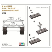 Ryefield 1/35 Workable track links for M1A1/ M1A2 T-158 Plastic Model Kit