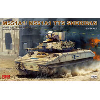 Ryefield 1/35 M551A1/ A1TTS Sheridan Plastic Model Kit