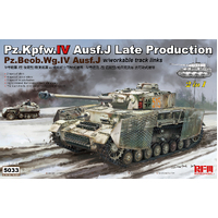 Ryefield 1/35 Pz.kpfw.IV Ausf.J late production /Pz.beob.wg.IV Ausf.J w/workable track links