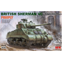 Ryefield 1/35 British Sherman vc firefly w/workable track links Plastic Model Kit