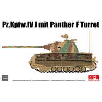 Ryefield Pz.Kpfw.IV J w/ Panther F Turret Plastic Model Kit
