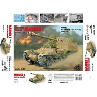 RPM 1/35 German Tank Destroyer Marder I 1944, 7,5cm Pak 40/1 auf Gw. Lr.S. (f) Sd.Kfz.135