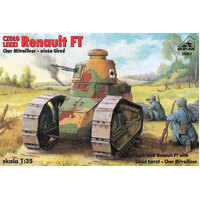 RPM 1/35 Renault FT-17 Char Mitrailleur - turret Girod (new decal ) Plastic Model Kit