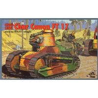 RPM 1/72 Char Canon FT-17 w/turret type BERLIET Plastic Model Kit