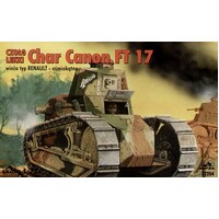 RPM 1/72 Char Canon FT-17 w/turret type RENAULT Plastic Model Kit