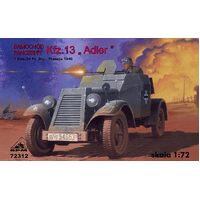 RPM 1/72 Armored car Kfz.13 "Adler" - 1 Cav/24 Pz.Div - France 1940 Plastic Model Kit