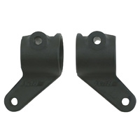 RPM Front Bearing Carriers - Traxxas | Slash 2wd / Nitro Slash / e-Stampede 2wd / e-Rustler 2wd | Black