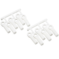 RPM Long Rod Ends - Traxxas | Dyeable White