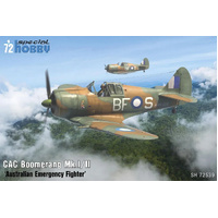 Special Hobby 1/72 CAC Boomerang Mk.I/II ‘Australian Emergency Fighter’  Plastic Model Kit