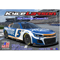 Salvinos J R 1/24 Hendrick Motorsports, 2024, Kyle Larson, Chevrolet Camaro “Primary” Plastic Model Kit [HMC2024KLP]