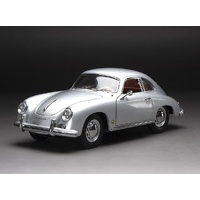 Sun Star 1/18 1957 Porsche 356A 1500 GS Carrera GT - Silver Metallic