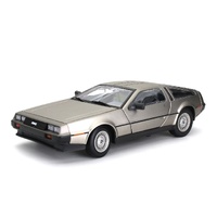 Sun Star 1/18 1981 De Lorean DMC 12 Coupe - Stainless Steel