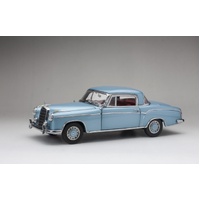 Sun Star 1/18 1958 MERCEDES-BENZ 220SE COUPE - Light Blue Metallic