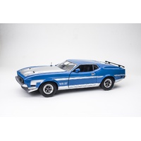 Sun Star 1/18 1971 Ford Mustang BOSS 351 - Grabber Blue