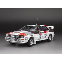 Sun Star 1/18 Audi Quattro A2 - #5 H.Mikkola/A.Hertz - Rallye Sanremo 1983 (limited edition 1999pcs) (with Movie" Race for Glory" head light separated