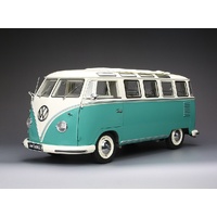 Sun Star 1/12 1962 Volkswagen Samba - White/Turquoise Green (Limited Edition 1000pcs)