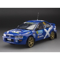 Sun Star 1/18 Subaru Impreza 555 - #15 Alister McRae/Stuart Loudon - Logiman Mythical Cars Rally 2023 (limited edition 999pcs)