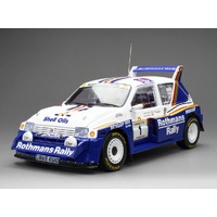 Sun Star 1/18 MG Metro 6R4 - #1 B. Coleman/R. Morgan - Winner Donegal International Rally 1986  (limited edition 999pcs) Diecast Model Car